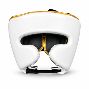 Protège-tête professionnel durable pour la boxe et le taekwondo, en cuir premium, réglable, respirant, design de sécurité unisexe, 16-20 aérations - Product Image 1