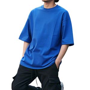 Short Sleeve High Quality Blank Custom <b>Tshirt</b> 100% Cotton Custom Screen Printing 100% cotton T-shirt for men loose fit - Product Image 1