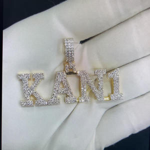 Customizable Rose Gold Diamond Pendant KAN1 VVS Clarity Custom Design Hip Hop Fine Jewelry RB GEMS THG IGI Certified Star Shape - Product Image 4