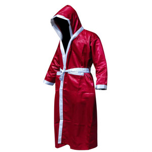 Bata de Boxeo Profesional Personalizada con Logotipo, 100% Poliéster Transpirable, Ropa Deportiva, Fabricante Mayorista - Product Image 3