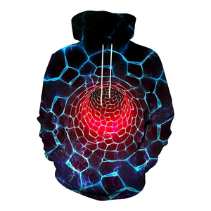 Sweat à capuche graphique pour homme en coton 100% avec logo personnalisé, en molleton imprimé, idéal pour l'hiver – Vente en gros - Product Image 2