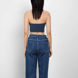 เสื้อทูบท็อปส์แฟชั่นใหม่สำหรับผู้หญิง OEM บุฟองน้ำ ใช้วัสดุโพลีเอสเตอร์ผสมคอตตอน ขายดี ราคาส่ง ขายดีที่สุด ระบายอากาศได้ดี - Product Image 4