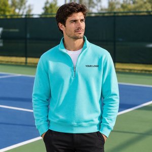 Sudadera de Cuello Alto con Cierre de Cremallera para Hombre, Corte Holgado, Manga Larga, para Viajes y Uso Diario, Suministro al por Mayor - Product Image 6