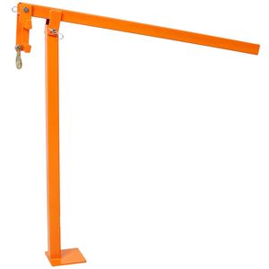 Extracteur de poteaux en T robuste de 36 po avec chaîne de levage de 47 po et treuils électriques, couleur orange - Product Image 6