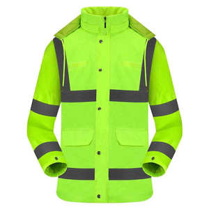 Chaqueta de Seguridad de Alta Visibilidad 2026, Chaqueta de Seguridad para la Construcción, Ropa Reflectante Cómoda, Servicio OEM con Logotipo Personalizado - Product Image 1