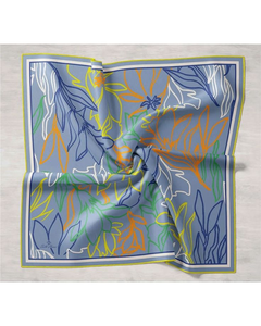 Customized Satin Printed <b>Scarf</b> Fabric for European Israel Island White Label Branding Promotional Events Marketing OEM ODM - Product Image 4