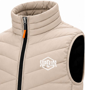 Chaleco de Invierno para Hombre OEM ODM, Chaqueta Térmica sin Mangas Acolchada Premium con Tela Resistente al Agua y Marca Personalizada - Product Image 3