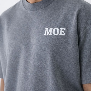 T-shirt en coton mélangé pour homme avec logo minimal sur la poitrine pour la fabrication de vêtements en gros sous marque privée OEM - Product Image 3