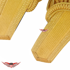 KEW - Elegante y Ecológico Epaulette Decorativo para Hombro, Bordado en Dorado Vintage, Personalizable, Accesorio para Prendas - Product Image 2