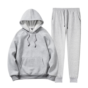 Custom Fitness <b>Men's</b> <b>Pullover</b> Plain Sweat suit Gym Pant Jogging Sets <b>Men</b> Suits <b>Men's</b> Hoodies Set - Product Image 3