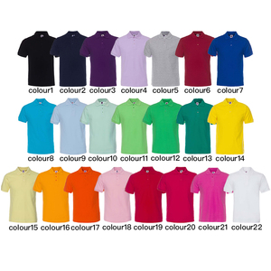 Chemises Polo pour Hommes 100% Coton Manches Courtes Couleur Unie Respirantes Coupe Classique Personnalisables avec Impression de Logo sur le Devant - Product Image 4