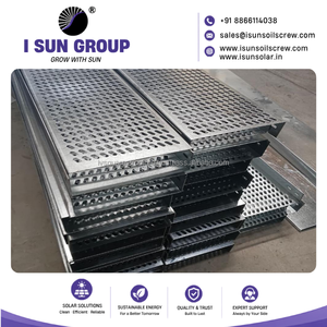 Hot <b>Dip</b> Galvanized Perforated Cable Tray Ventilated Cable Management System for Industrial and Electrical Installations - Product Image 2