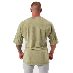 T-shirts vintage délavés pour hommes 100 % coton respirant léger coupe confortable décontracté pour l'été usage quotidien motif lettres - Product Image 2