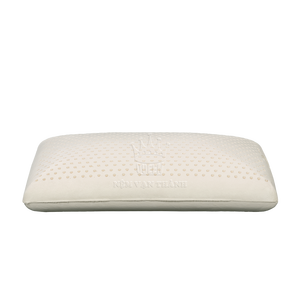 Almohada de Látex Queen, Soporte para el Cuello, Plegable, para Todas las Estaciones, Resistente al Fuego, Ecológica, Sostenible, Cuadrada, Color Blanco Arroz - Product Image 2