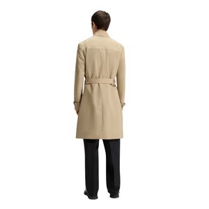 Sportswear Mens Overcoat Set Long Reflective <b>Line</b> Heavyweight Polyester Winter Single Breasted Anti-Shrink Men Trench Long <b>Coat</b> - Product Image 2
