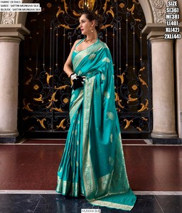 Noorika Printed Traditional Winter Party <b>Saree</b>-Moisture Wicking & Wrinkle Free - Product Image 5