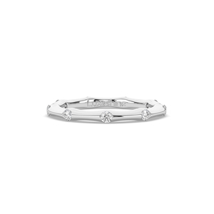 14K 10K Gold 0.32Ct Round Brilliant Lab Grown Diamond <b>Ring</b> Unique Lightweight Style Anniversary Stackable <b>Ring</b> Certified - Product Image 2