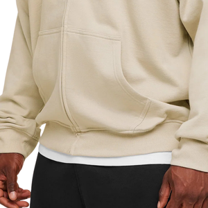 Sudadera con capucha y cremallera completa para hombre, estilo oversize, color gris guijarro, de forro polar grueso, corte relajado, estilo casual urbano. - Product Image 6