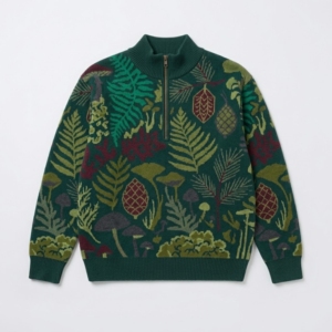 Suéter de Invierno 2026, Nuevo Modelo, Grueso, 350GSM, Forro Polar de Algodón y Poliéster, Cuello Redondo, Talla Grande - Product Image 1