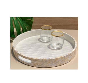 Nouveau Plateau de Service Décoratif en Nacre pour la Maison et l'Hôtel, Design Exquis 2026, pour Fruits et Aliments, Article de Fête de Qualité Supérieure - Product Image 3