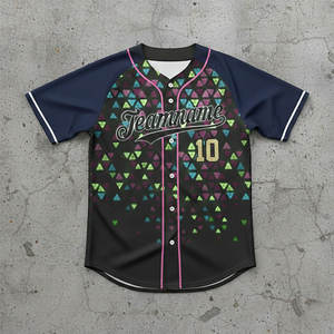 Camisetas de Béisbol con Impresión Personalizada, Uniforme de Béisbol Juvenil Sublimado, Jersey de Béisbol Masculino para Club o Equipo, Top con Tela Tackle Twill - Product Image 4