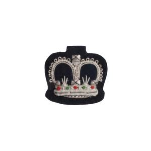 Meilleure qualité supérieure, broderie personnalisée, badge de chapeau, écusson de gouverneur britannique des îles éloignées avec décoration en fil doré et sequins, magnétique - Product Image 3