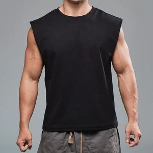 Wholesale Price New Breathable Casual Men's Tank <b>Top</b> Polyester Sports Wear <b>Mesh</b> Fabric Stretch Crew Neck Solid Supplier From BD - Product Image 3