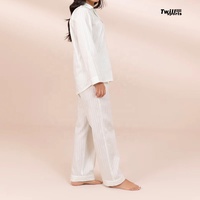 Conjunto de 2 Piezas de Ropa de Dormir para Mujer, 100% Algodón Ecológico, Secado Rápido, Estilo Casual para el Hogar, Precio al por Mayor