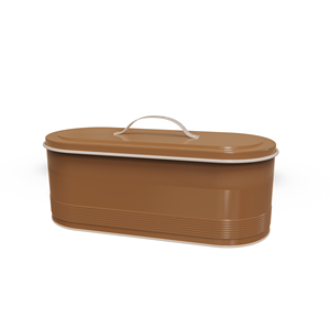Boîte de conservation alimentaire en métal avec couvercle, design coq, forme rectangulaire, style campagnard, pour la cuisine, avec poignée, préservation de la fraîcheur - Product Image 6
