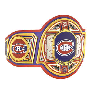 Ceinture de championnat personnalisée inspirée des Canadiens de Montréal, ceinture de fan de hockey haut de gamme, pièce de collection pour adultes - Product Image 2