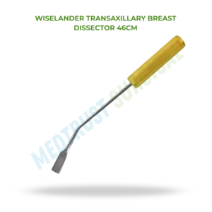 Disector de Senos Transaxilar Wiselander de 46 cm, Instrumento Quirúrgico, Herramienta de Disección de Tejidos para Cirugía Plástica - Product Image 2