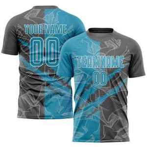 Camisetas de Fútbol para Hombre, Conjunto de Camisetas de Fútbol Personalizadas, Impresas, 100% Poliéster, Transpirables, Antibacterianas, con las Mejores Características - Product Image 1