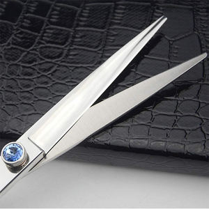 กรรไกรตัดขนสัตว์แบบใบตรง เงาเหมือนกระจก พร้อมสกรูอย่างดี - Product Image 3