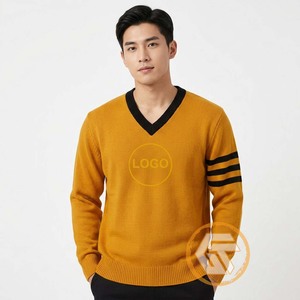 เสื้อคาร์ดิแกนแขนยาวคอวีแบบกำหนดเองได้ รุ่น GREEK TREASURES คุณภาพสูงสำหรับพี่น้องสมาคมกรีกฟี สำหรับผู้ชาย ฤดูหนาว ระบายอากาศได้ดี ผลิตจากอะคริลิก - Product Image 2