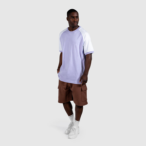 T-shirt grande taille 100% coton jersey, imprimé uni, respirant, écologique, coupe ample, oversize pour homme - Product Image 6