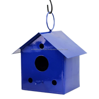 Maison d'oiseau peinte à la main de qualité exceptionnelle pour la cour de jardin extérieur pour l'observation des oiseaux et la décoration de jardin par Ambience Lifestyle