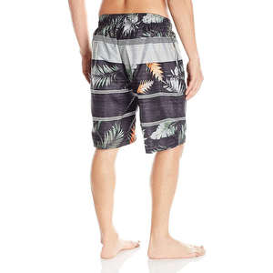Shorts de Lona para Hombre con Estampado Floral, Traje de Baño de Secado Rápido, Cintura Media, Shorts Casuales con Cordón y Bolsillos - Product Image 2