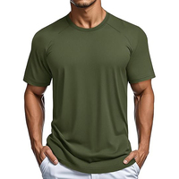 T-shirt pour homme 100% polyester respirant et durable, coupe classique, col rond, manches courtes, qualité supérieure, personnalisable avec logo, vente en gros