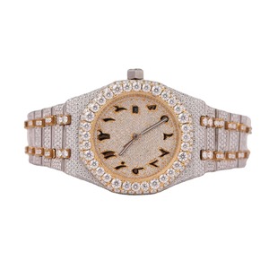Reloj de Lujo para Mujer con Cuarzo, Incrustaciones de Acero Inoxidable, Caja Cuadrada de 41 mm, Esfera Analógica de Cristal de Zafiro, Resistencia al Agua de 10 Bares - Product Image 6