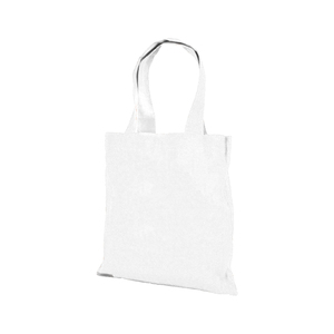 Solid Color White Cotton Short Handle Custom Logo And Size Cotton Shopping <b>Bag</b> Supplier Factory Hand Carry - Product Image 1
