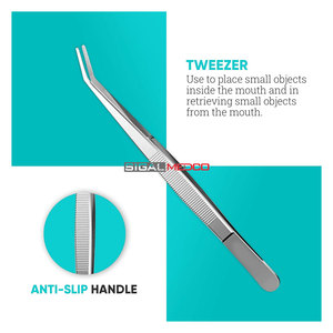 Removedor de Placa Dental Profesional, Juego de 5 Piezas, Manual, Acero Inoxidable, Agarre Ergonómico, Kit de Limpieza Dental y Reparación de Rellenos Dentales - Product Image 6