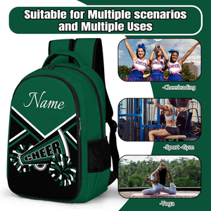 Sacs à dos personnalisés avec nom d'équipe, dos souple, unisexe, pour jeunes et adultes, designs de logo, fermeture éclair de haute qualité, fermeture à fermoir, polyester - Product Image 5