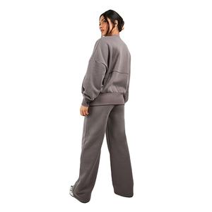 ชุดวอร์มผ้าฝ้ายฟลีซแบบสวมใส่สบาย ทรงหลวม ไหล่ตก ไซส์ใหญ่ สไตล์สตรีทแวร์ เนื้อผ้าหนานุ่ม ระบายอากาศได้ดี ซิปยาวเต็มตัว เหมาะสำหรับฤดูหนาว ให้ความอบอุ่น สำหรับผู้หญิง - Product Image 3