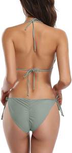 Ladies <b>Bikini</b> <b>Set</b> Attractive One Piece Swimwear Spandex/Nylon High Stretch for Swimming Beachwear and Summer Vacations - Product Image 2