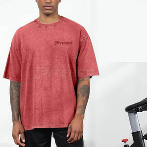 เสื้อยืดดีไซน์ทันสมัยสไตล์วินเทจสำหรับผู้ชาย ผ้าฟอกสี ให้ความรู้สึกสบาย น้ำหนักเบา เหมาะสำหรับใส่ลำลอง - Product Image 4