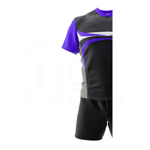 Meilleur fabricant, dernier design, uniforme de rugby pour adultes, nouvelle arrivée, respirant, séchage rapide, évacuation de l'humidité, unisexe, 100% polyester - Product Image 5