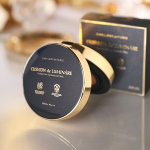 Korean Cosmetics CHALLANS De PARIS Radiant Full-Cover Glow Sunscreen Weightless Glowing Moisturizing Cushion <b>Foundation</b> for - Product Image 1