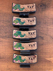 กิ๊บหนีบผมทำมือแบบตะวันตกที่หนีบผมหนังอุปกรณ์เสริมสำหรับผม - Product Image 4