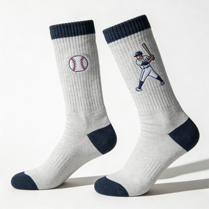 Chaussettes de baseball en coton peigné sans couture, anti-odeur, bactériostatiques et anti-transpiration, tendance 2026 - Product Image 3