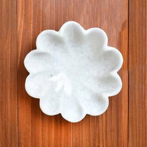 Bol en marbre, article cadeau haut de gamme, bol en pierre, accessoire de décoration intérieure de luxe, bol en onyx poli et lisse pour fruits - Product Image 4